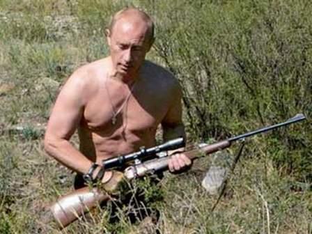Путин на охоте
